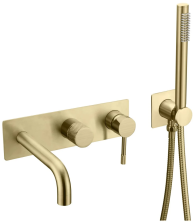 Boheme Душевая система Uno, встраиваемая, матовое золото 464-3-MG