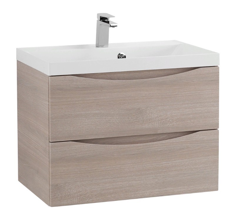 Приобрести тумба подвесная с раковиной belbagno marino-600-2c-so-rg-p 60 см, rovere grigio