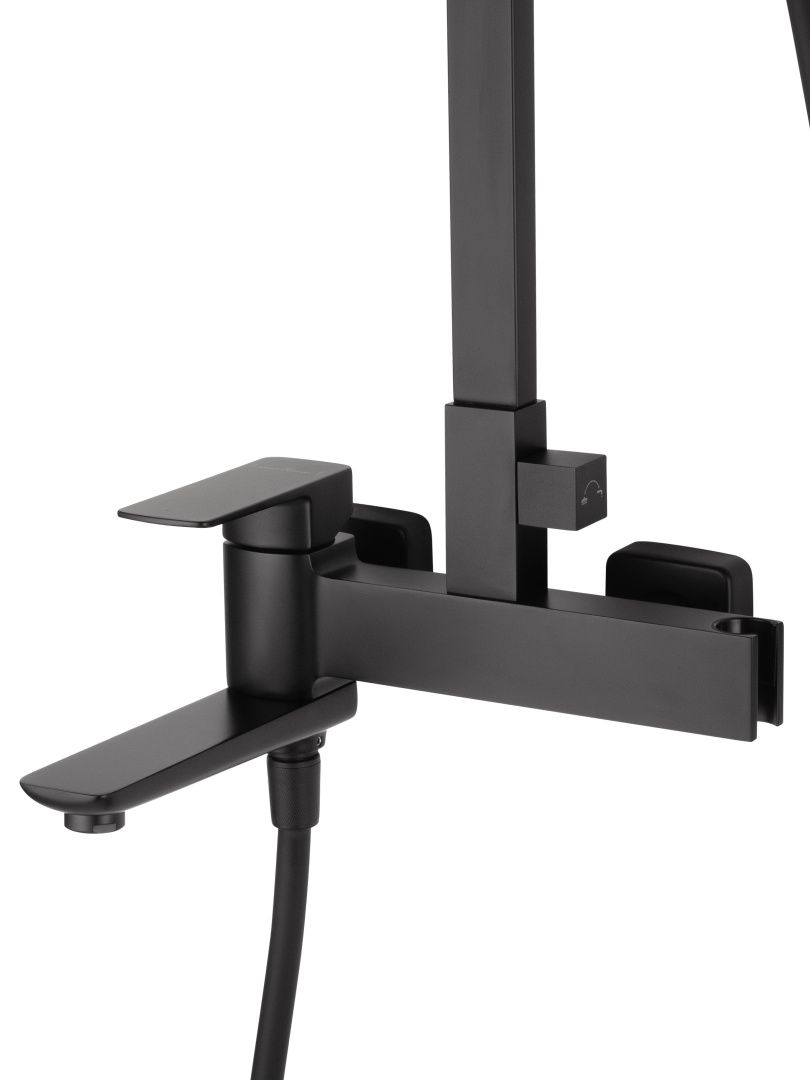 Приобрести душевая система wonzon & woghand edge, черный матовый (ww-88739003-mb)