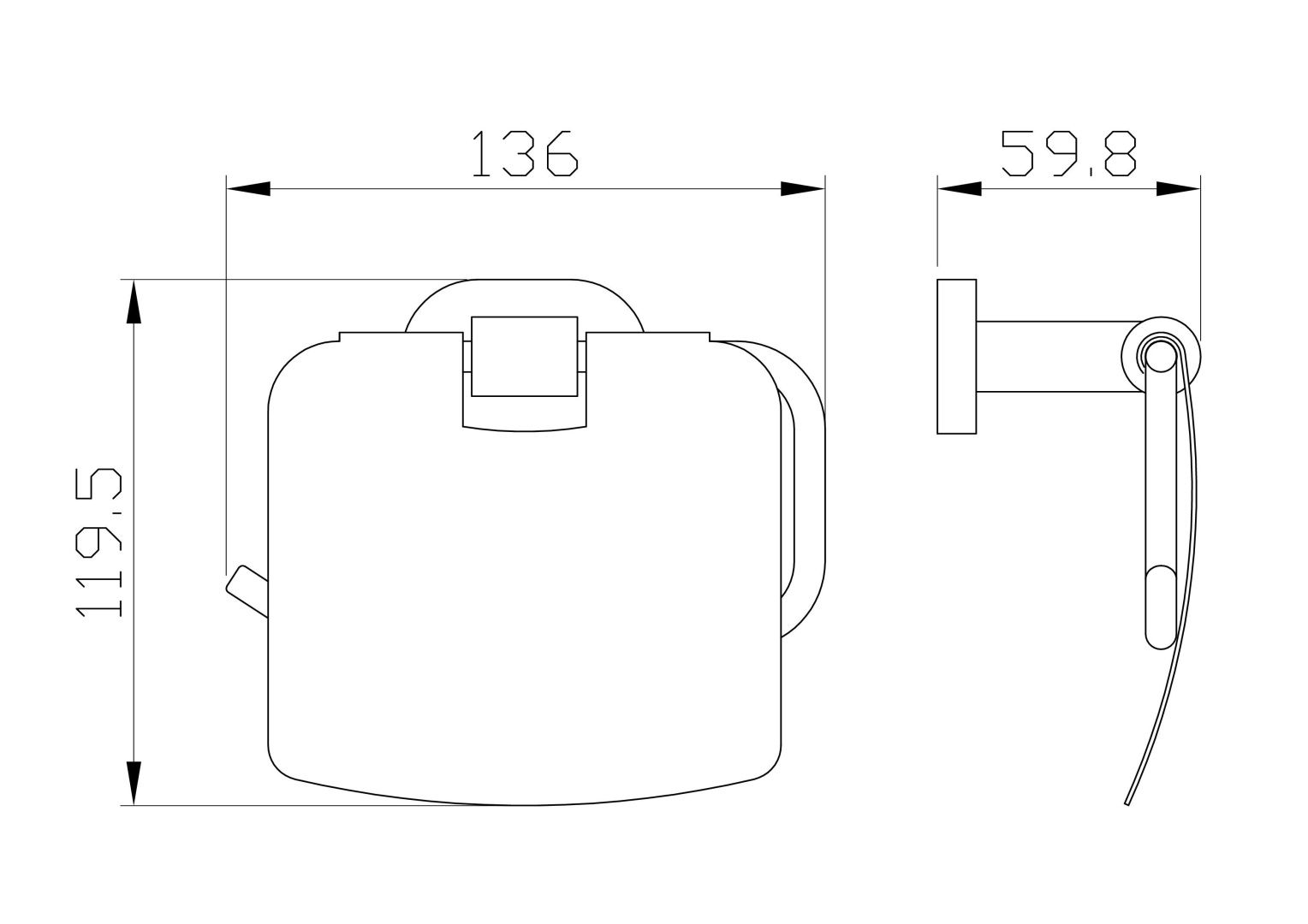 Приобрести держатель для туалетной бумаги с крышкой wonzon & woghand first, глянцевое золото (ww-8426-lg)