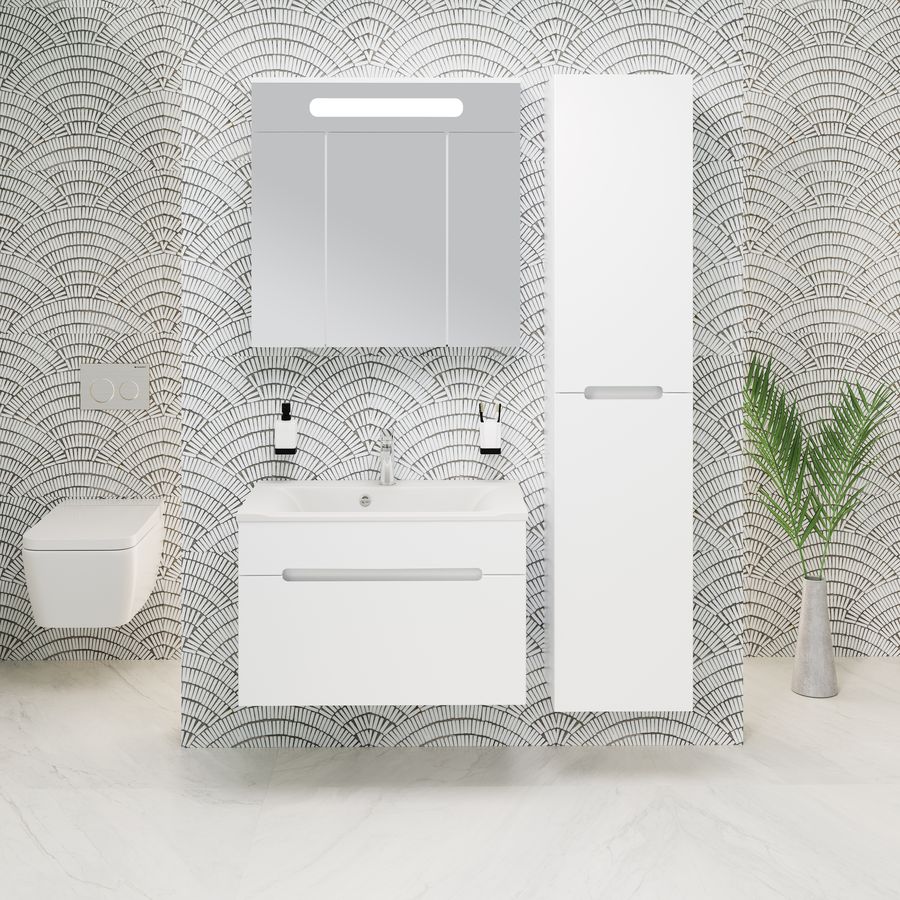 Приобрести aqua de marco зеркало-шкаф olivia 80 см, белый 1080coli