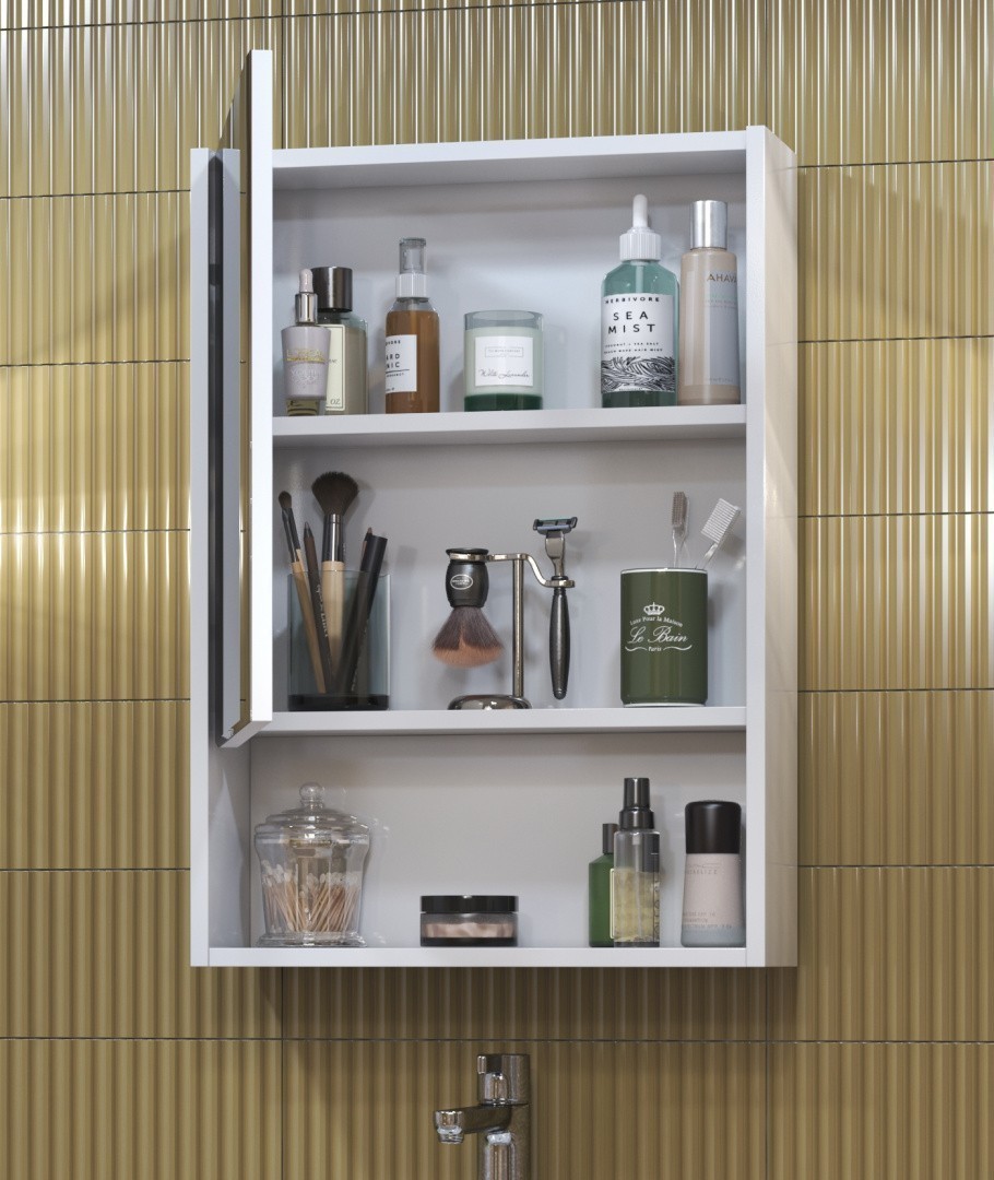 Приобрести vigo зеркало-шкаф urban 50 см, белый zsh.urb.50