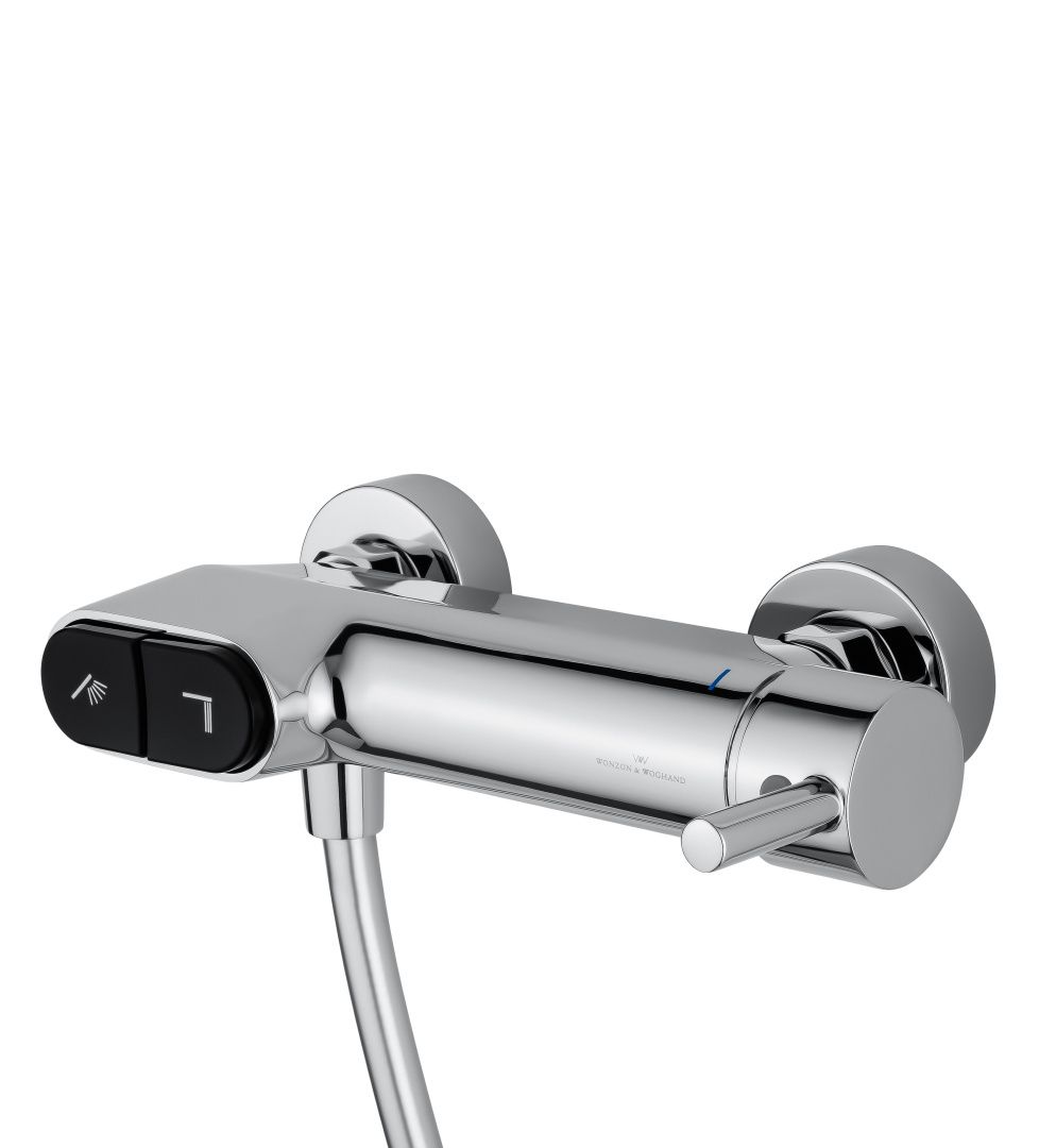 Приобрести смеситель для душа с встроенным изливом wonzon & woghand muse corno, хром (ww-a30902-cr)