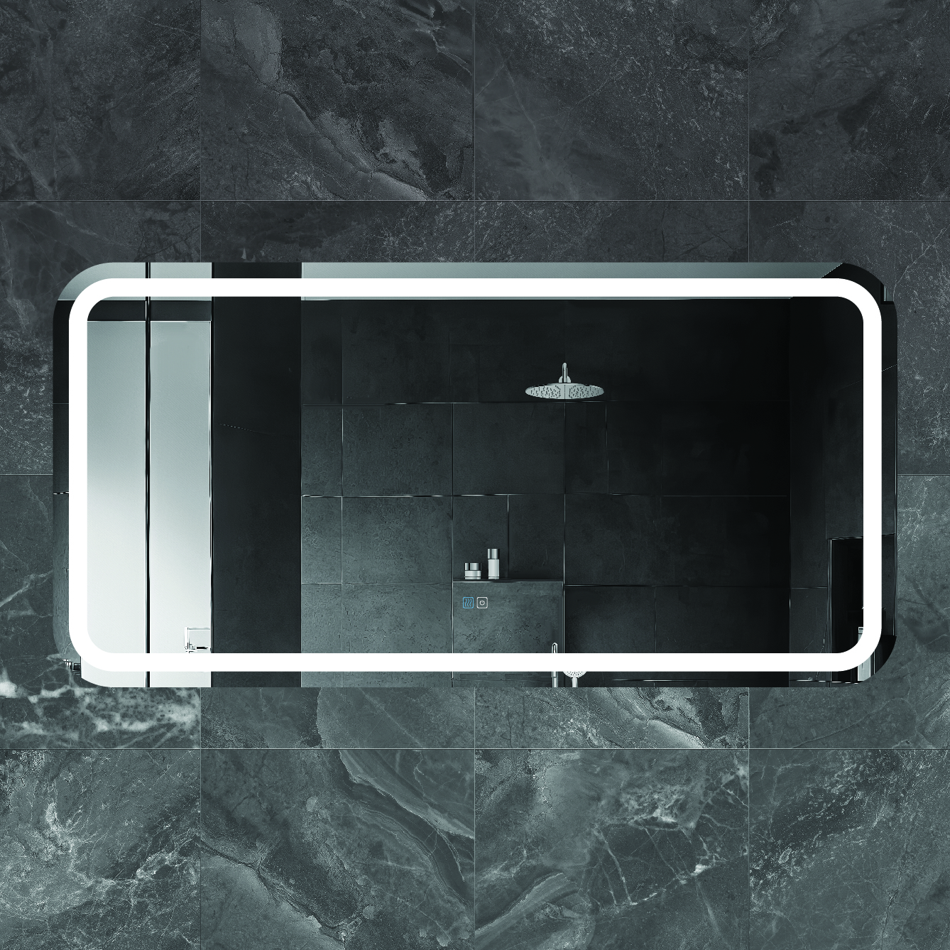 Приобрести cezares зеркало stylus 140х70 см, с подсветкой, сенсорным включением, подогревом czr-spc-stylus-1400-700-tch-warm