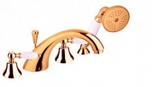 CEZARES Смеситель на борт ванны First, 4 отверстия, бронза FIRST-BVD-02-Bi