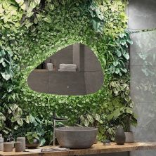 Continent Зеркало с подсветкой Voyage 100х70 см, сенсорный включатель, белое