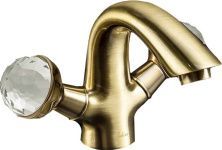Boheme Смеситель для раковины Medici Presente, бронза\кристаллы 311-SW