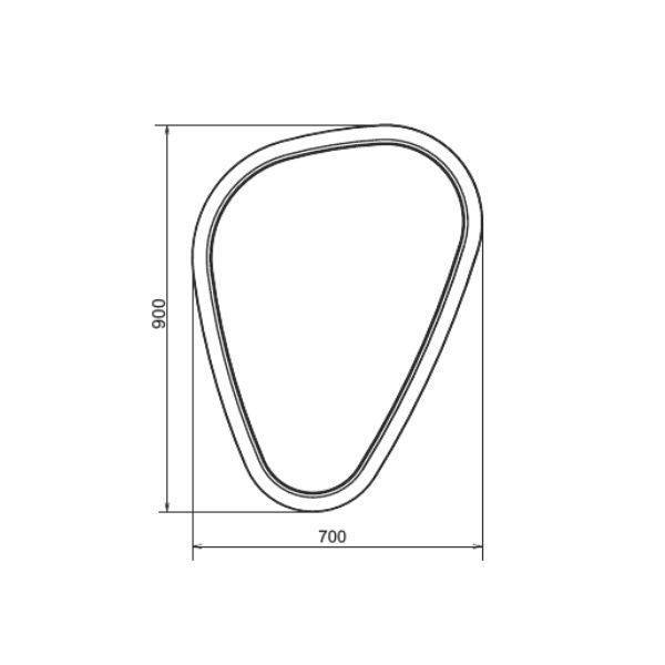 Приобрести сomforty зеркало олеандр-70 с сподсветкой, бесконтактный включатель