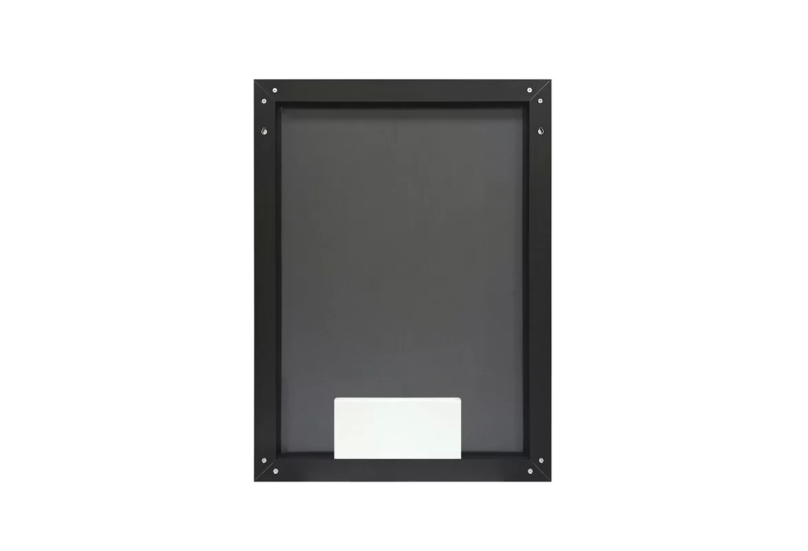 Приобрести continent зеркало с подсветкой frame black 60х80 см, черное
