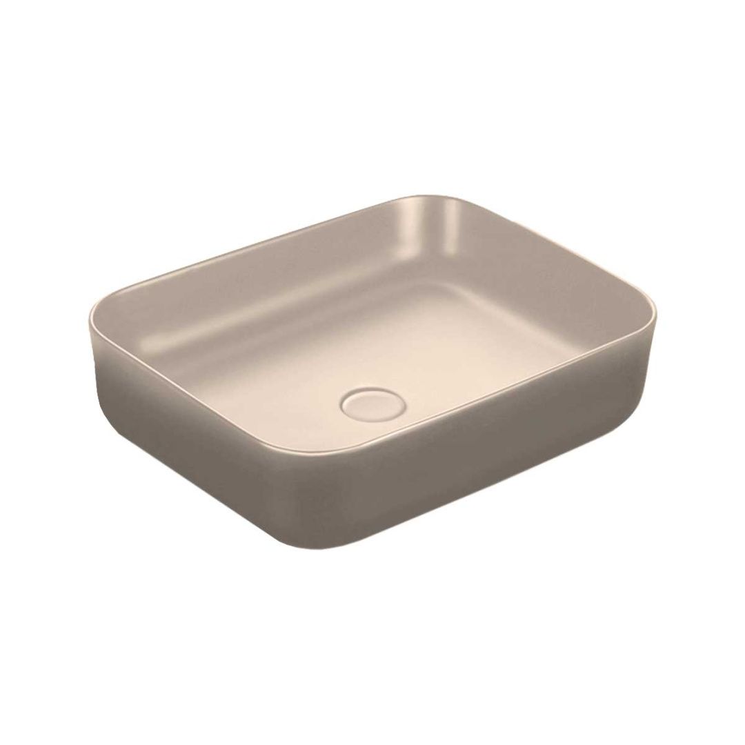 Приобрести vincea раковина накладная 50х39 см, капучино матовая vbs-105mc