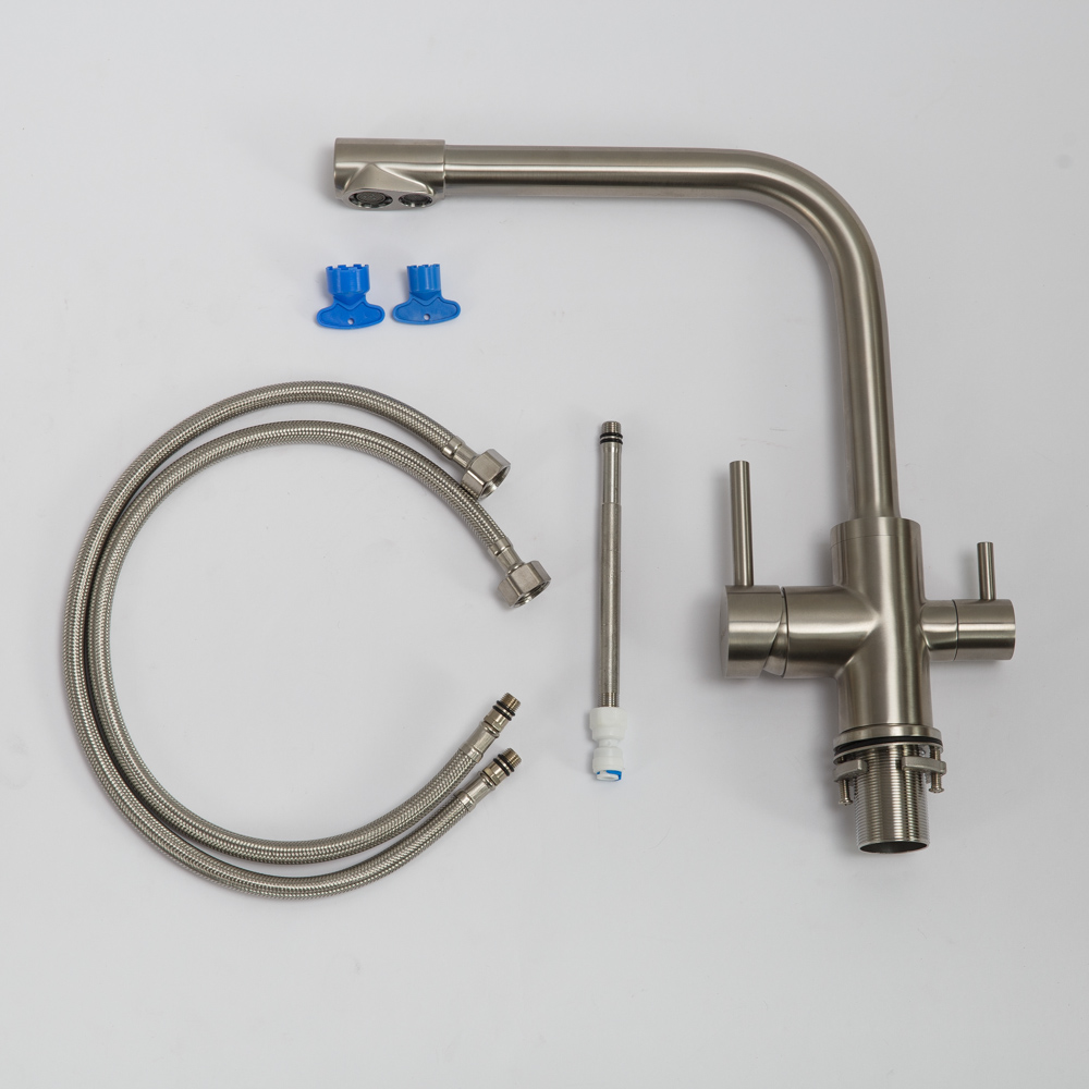 Приобрести belbagno смеситель для кухни, фильтр питьевой воды, сатин bb-lam15-in