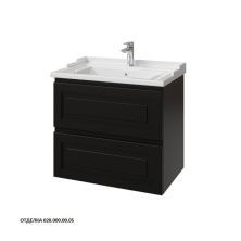 Caprigo Тумба с раковиной WALES 70 см, графит, эмаль