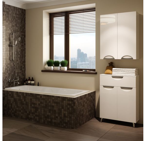 Приобрести mirsant шкаф подвесной камилла 60 см, белый ут000004943