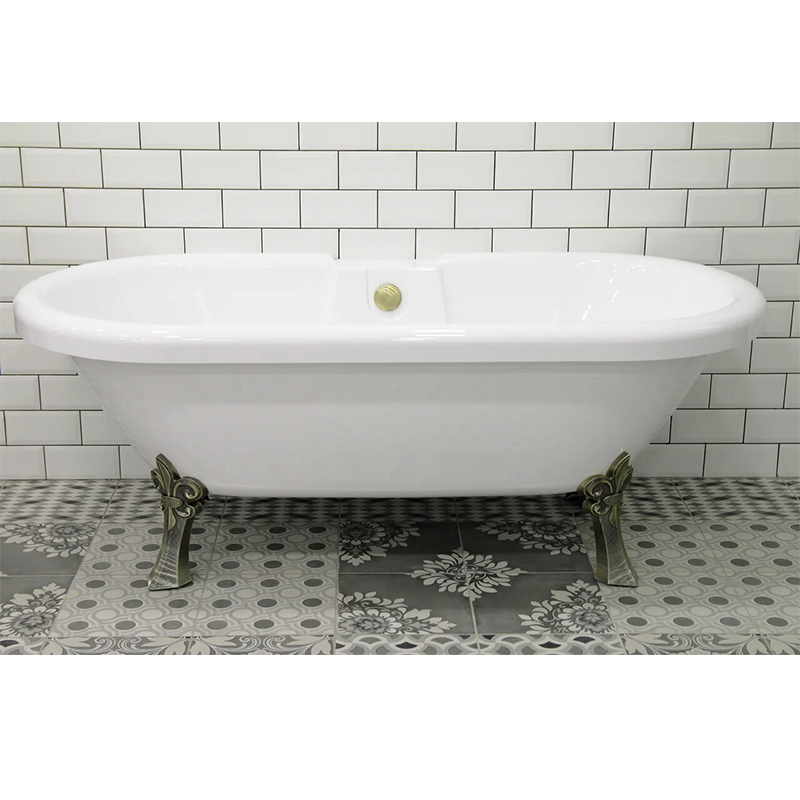 Приобрести акриловая ванна отдельностоящая радомир леонесса 175x80 см, ножки бронза