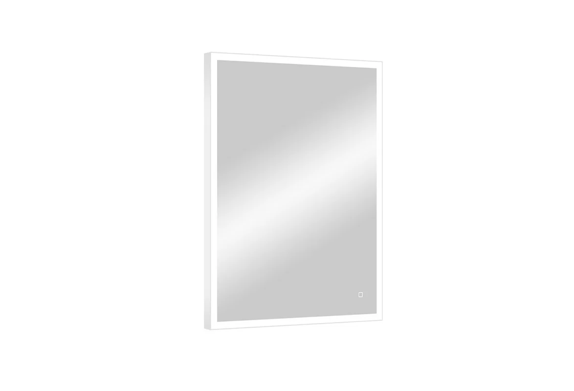 Приобрести continent зеркало с подсветкой solid 60х80 см, белое