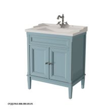 Caprigo Тумба с раковиной JARDIN 70 см, голубая, эмаль