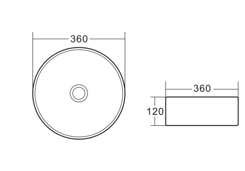 Приобрести раковина-чаша belbagno 36 см bb1357