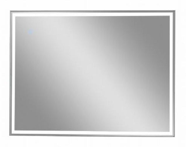 Приобрести continent зеркало с подсветкой aralia 70х70 см, сенсорный включатель, серое