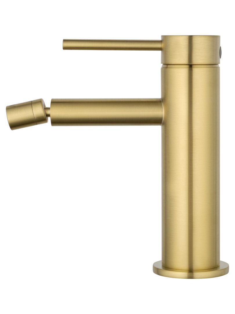 Приобрести смеситель для биде wonzon & woghand stick, брашированное золото (ww-88339017-bg)