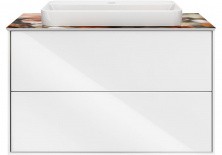 Тумба подвесная со столешницей Kerama Marazzi Plaza Modern 80 см PL.M.80.2\WHT, белый