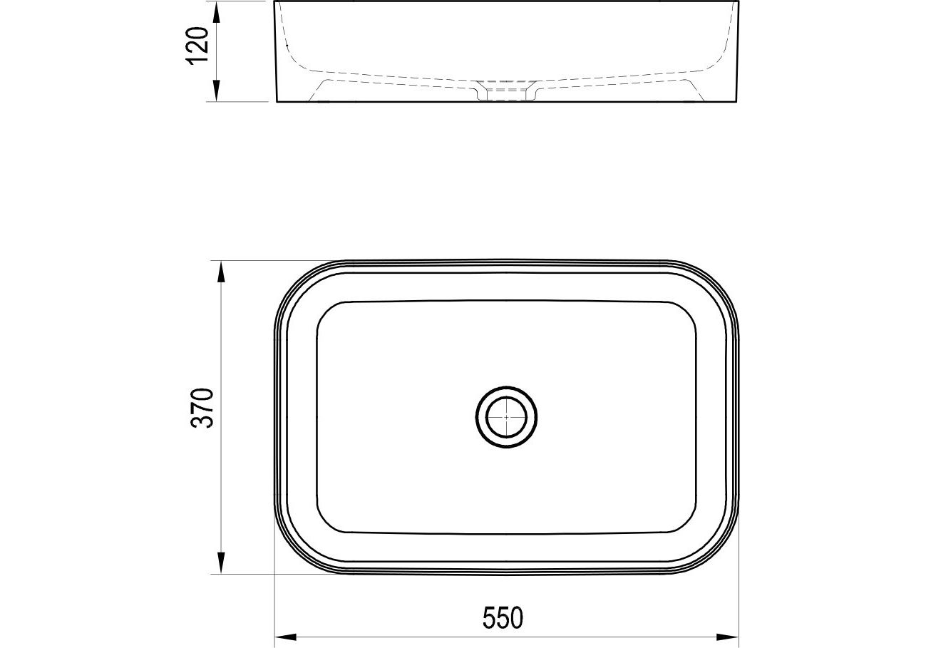 Приобрести раковина-чаша ravak ceramic slim r 55 см xjx01155002