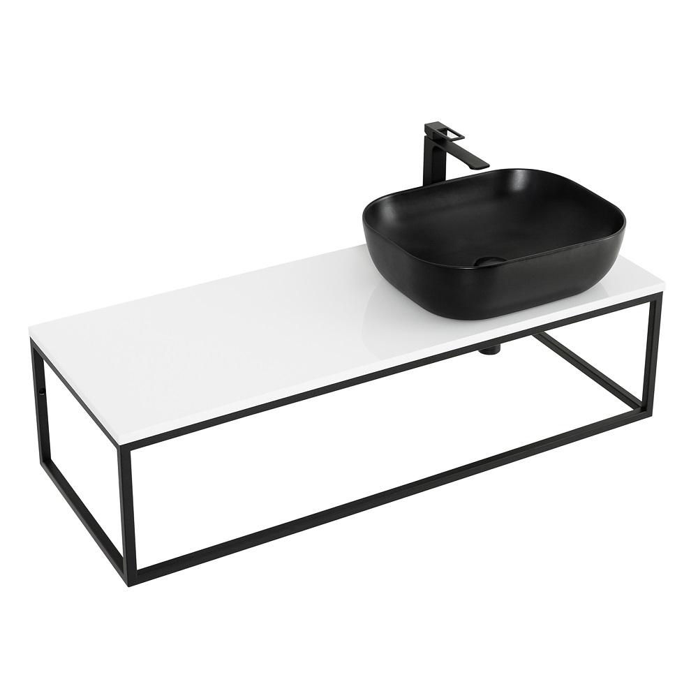 Приобрести belbagno консоль со столешницей etna-kraft 120 см, подвесная ek-120-st, правая