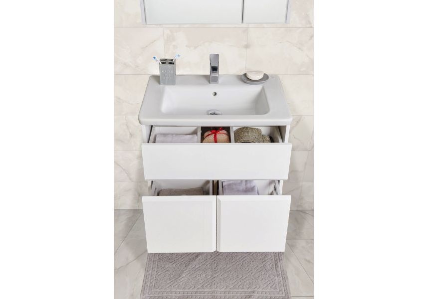 Приобрести тумба подвесная roca up с раковиной 80 см, белый z.ru93.0.301.2; 7.3274.7.000.0