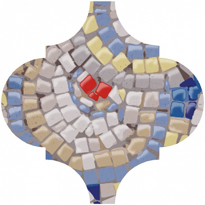 Приобрести декор настенный kerama marazzi арабески майолика a169 белый орнамент