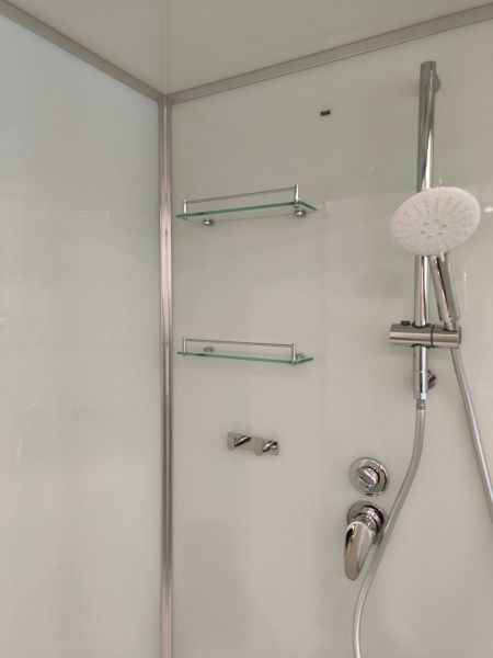 Приобрести frank душевая кабина f420 brilliant, низкий поддон, полукруглая