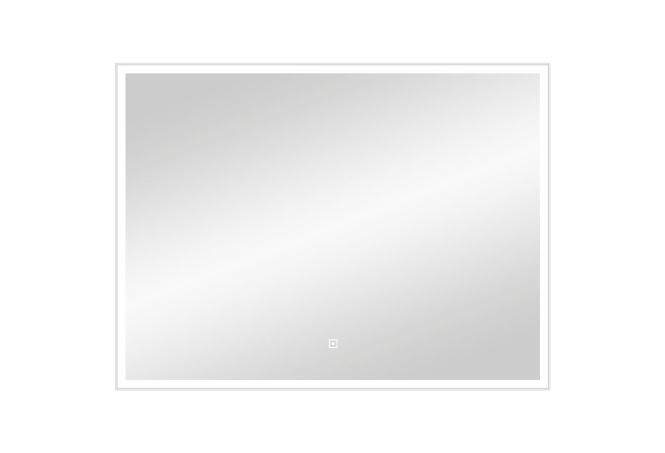 Приобрести continent зеркало с подсветкой sting white 80х60 см, белое