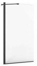 Azario Шторка для ванны MERRIT 800*1400мм, 6 мм, черный AZ-NF6310-1 800 BLACK