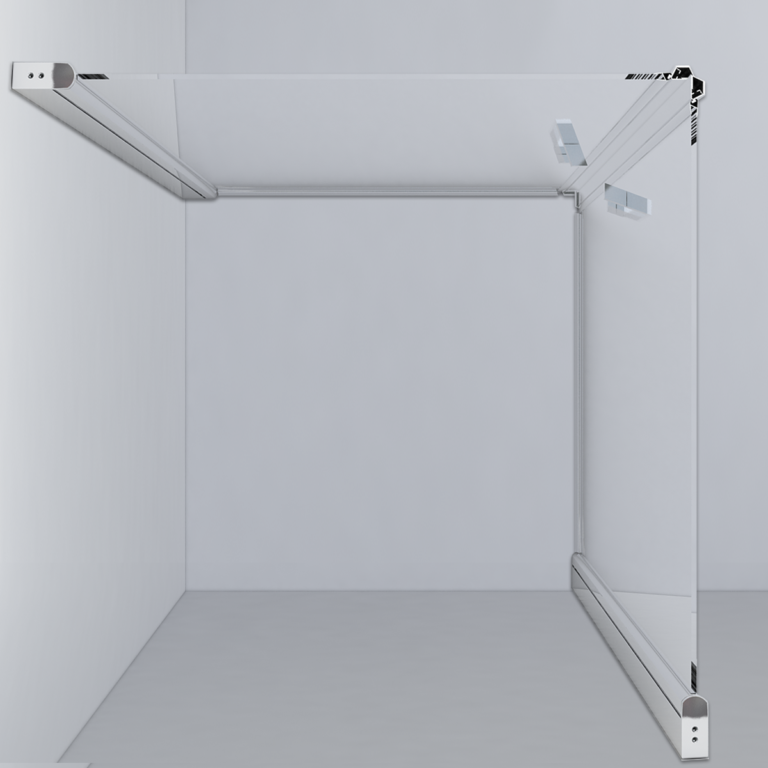 Приобрести vincea душевое ограждение orta 90х90 см, прозрачное, хром vss-1o9090cl