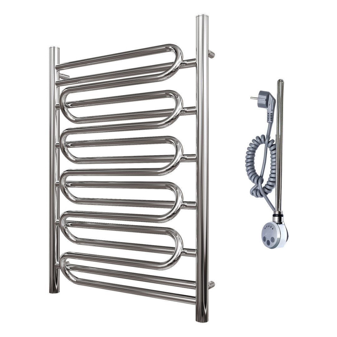 Приобрести полотенцесушитель электрический point 500х800 меркурий премиум п7, хром pn01158se