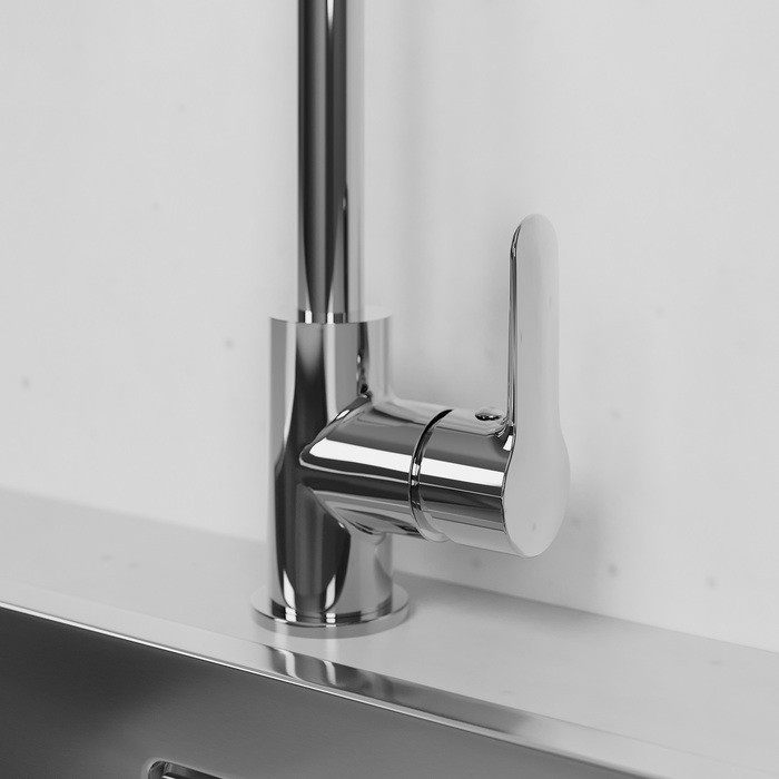 Приобрести iddis смеситель для кухни cuba 337,5 мм, хром cubsbj0i05