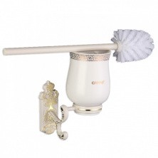 Gappo Ёршик для унитаза G3510, керамика\золото 86634