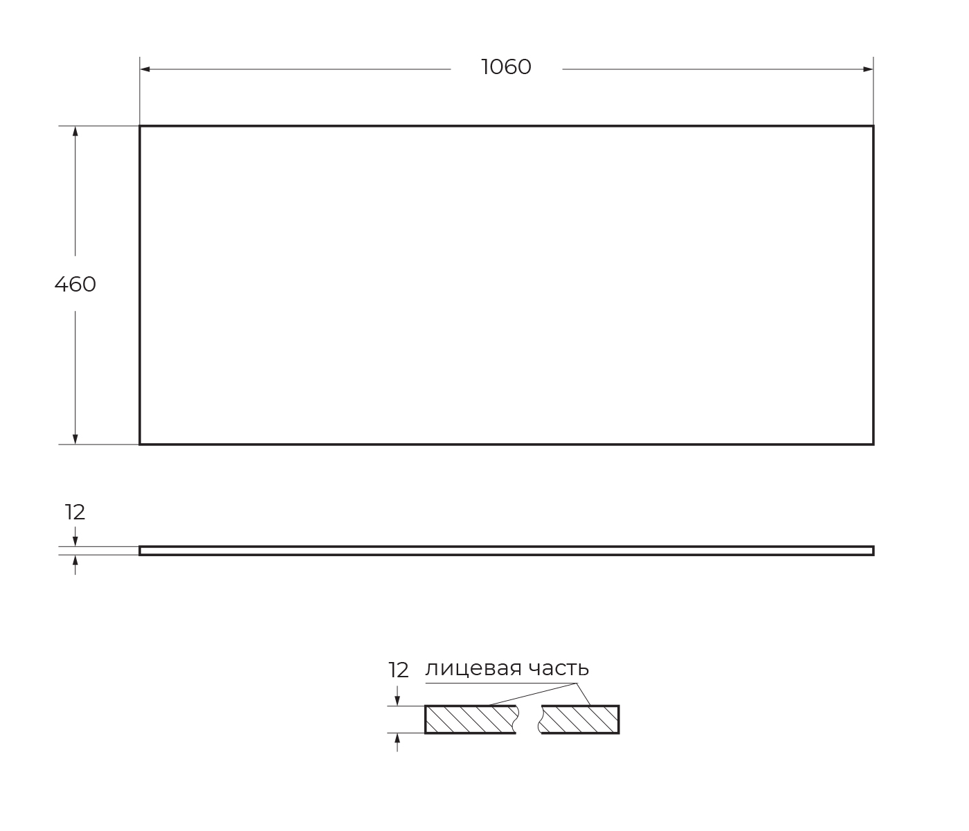 Приобрести cezares тумба со столешницей подвесная bellagio 106 см rovere tabacco, дерево 54716