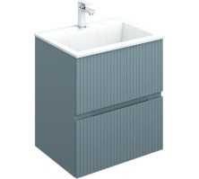 Aquanet Тумба с раковиной Джейн 60 см, мисти грин