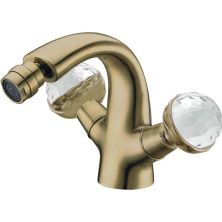 Boheme Смеситель для биде Medici Presente, бронза\кристаллы 316-SW