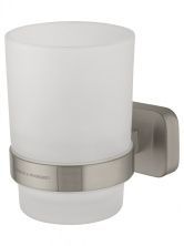 Стакан для зубных щеток с держателем WONZON & WOGHAND GRAFFITY, Брашированный никель (WW-9321-BN)