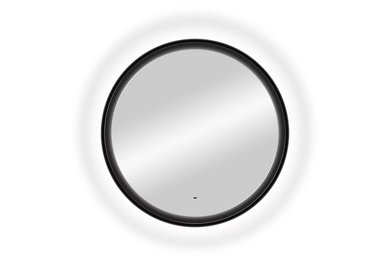 Приобрести continent зеркало с подсветкой planet black 100х100 см, черное