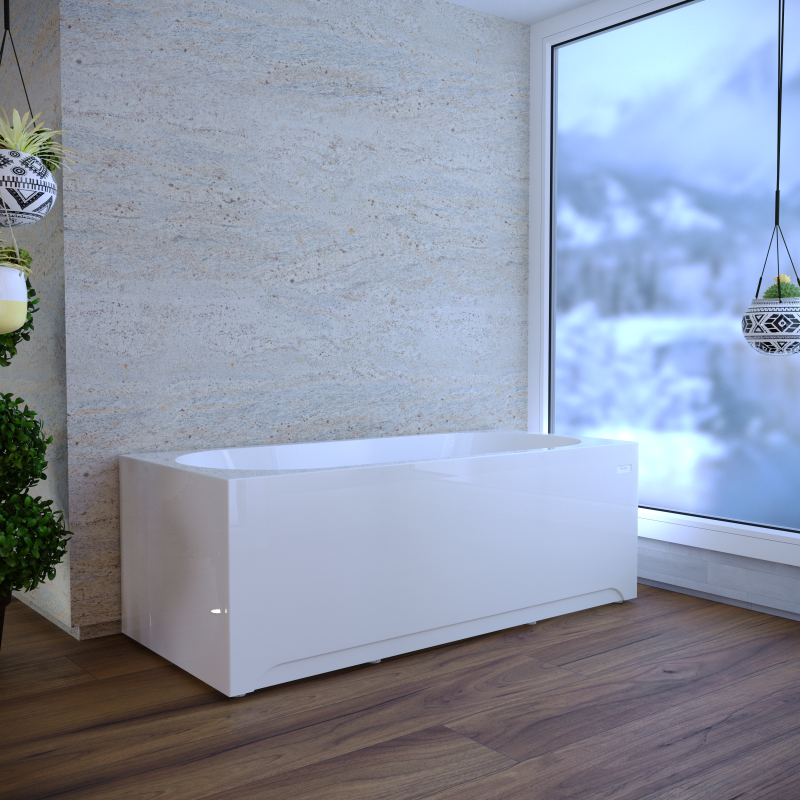 Приобрести акриловая ванна радомир вальс 190x90 см ( комплект каркас и слив )