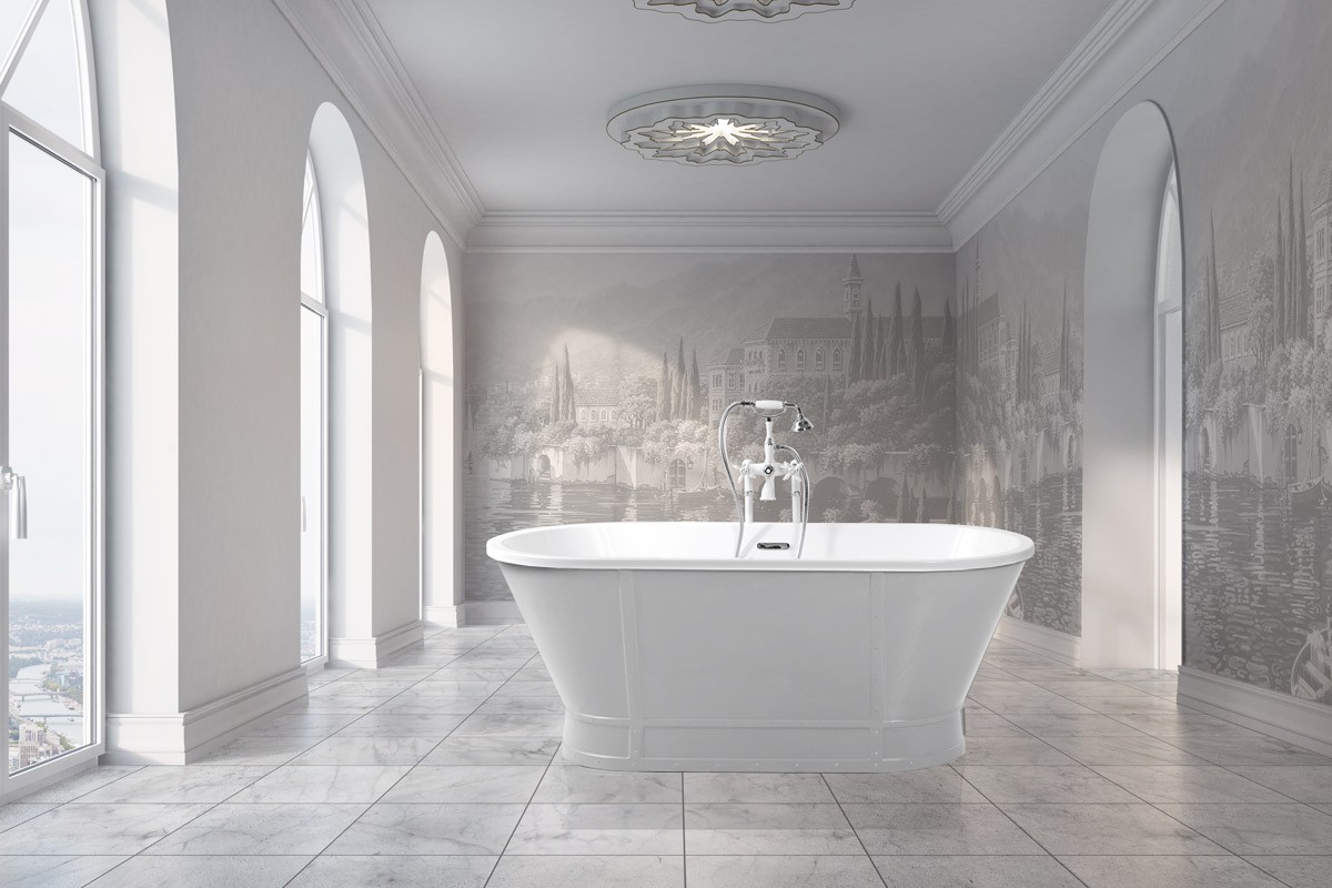 Приобрести ванна акриловая отдельностоящая belbagno 170х80 см, bb35