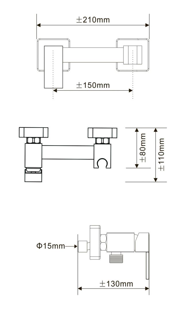Приобрести hayzburg смеситель с гигиеническим душем, хром hb-1006ch
