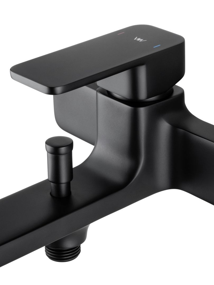 Приобрести смеситель для ванны wonzon & woghand arnie, черный матовый (ww-693101-mb)