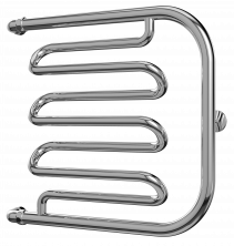 Полотенцесушитель 600х500 мм водяной Terminus Фокстрот - Лиана МП-образный, хром 4620768881350