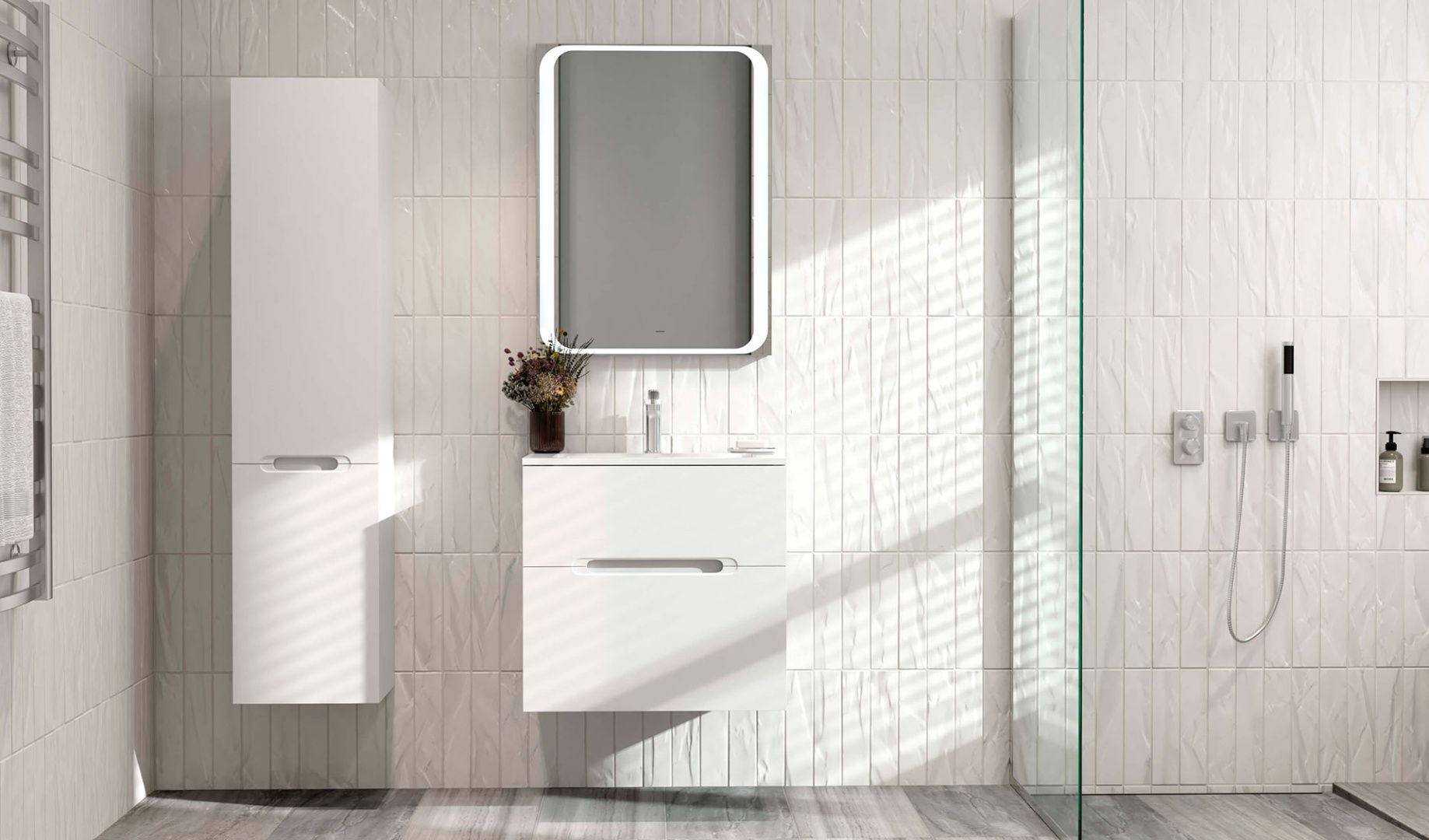 Приобрести jorno тумба подвесная modul 65 см, белая