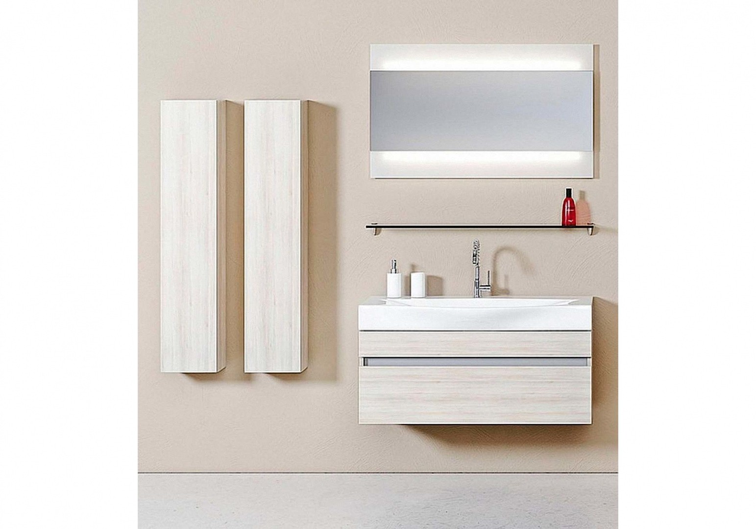 Приобрести пенал подвесной aqwella анкона 25 см an.05.25/а, акация