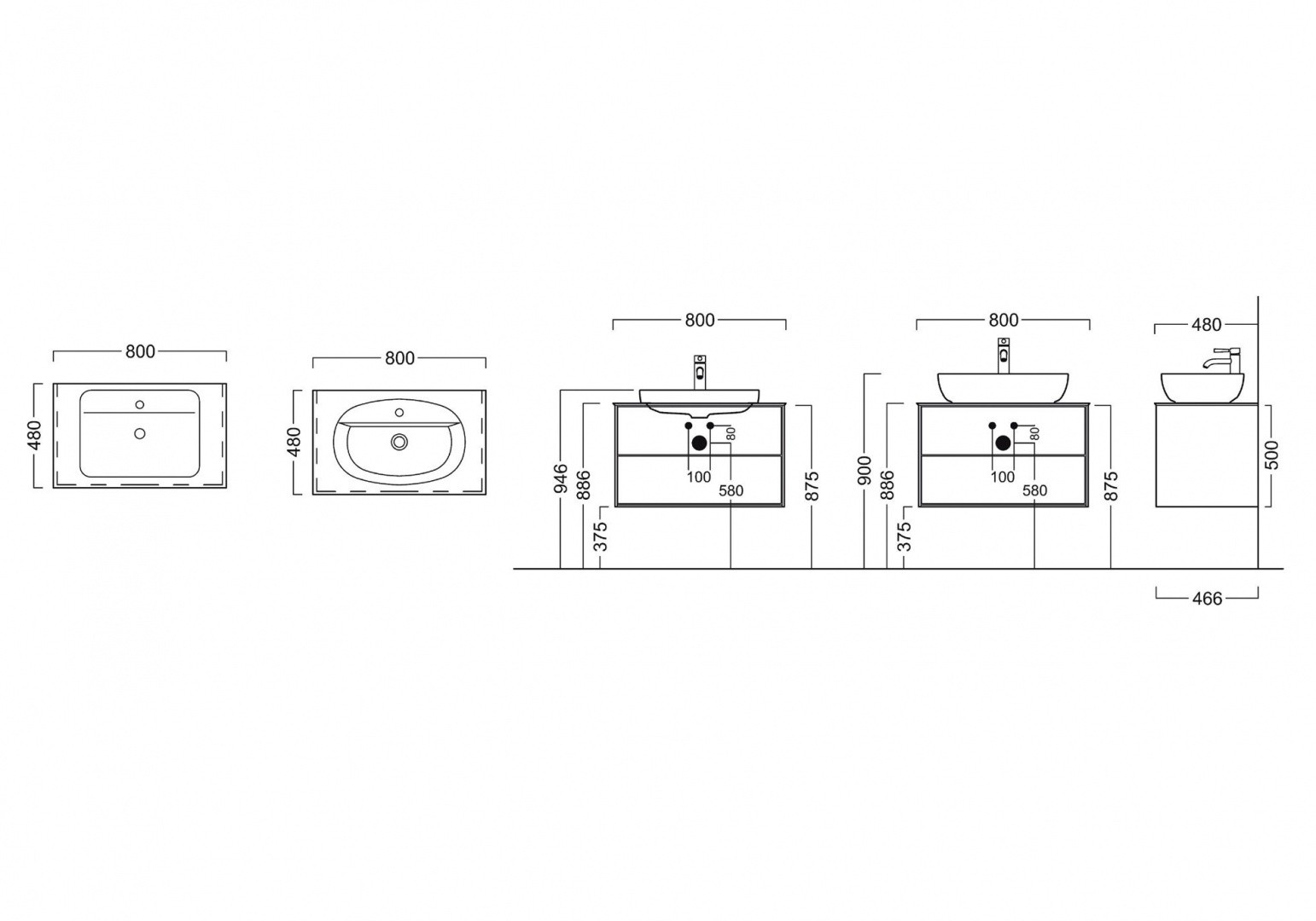 Приобрести тумба подвесная со столешницей kerama marazzi plaza modern 80 см pl.m.80.2\wht, белый
