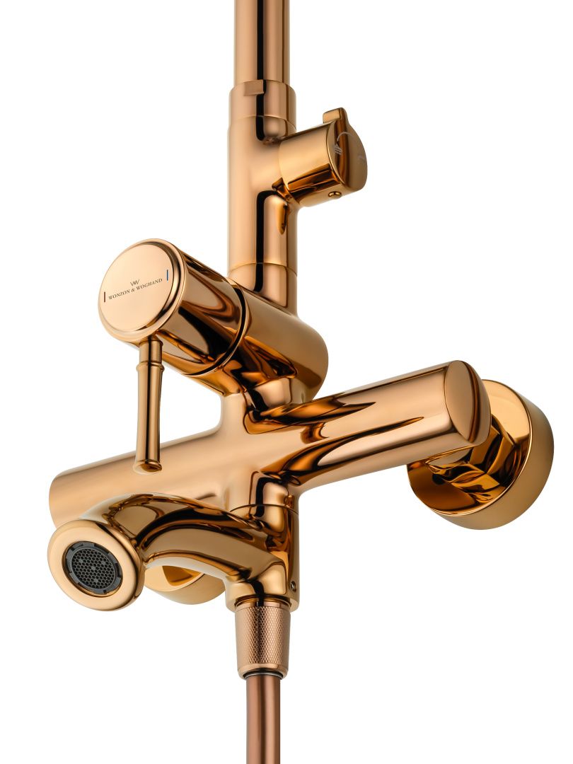 Приобрести душевая система wonzon & woghand tor, розовое золото (ww-88047073-rg)
