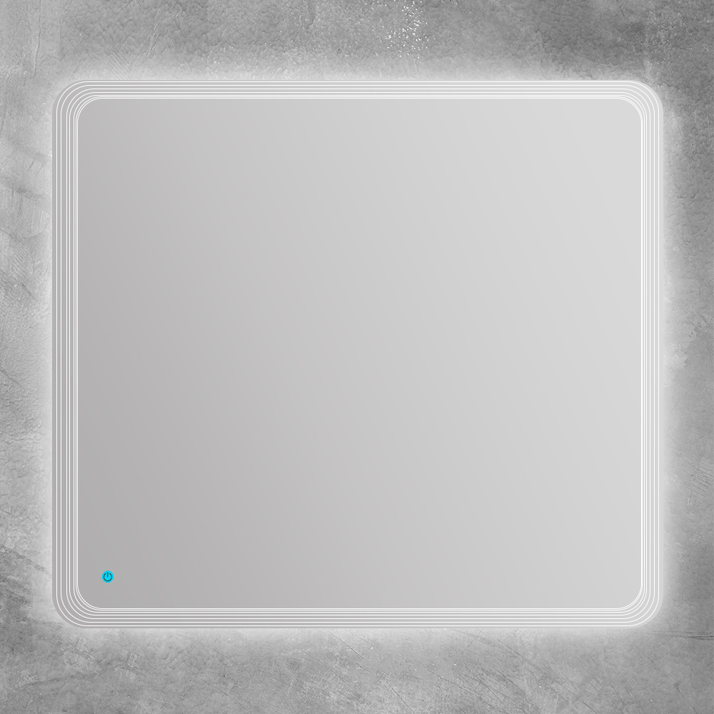 Приобрести cezares зеркало 90х100 см, led подсветка 44996